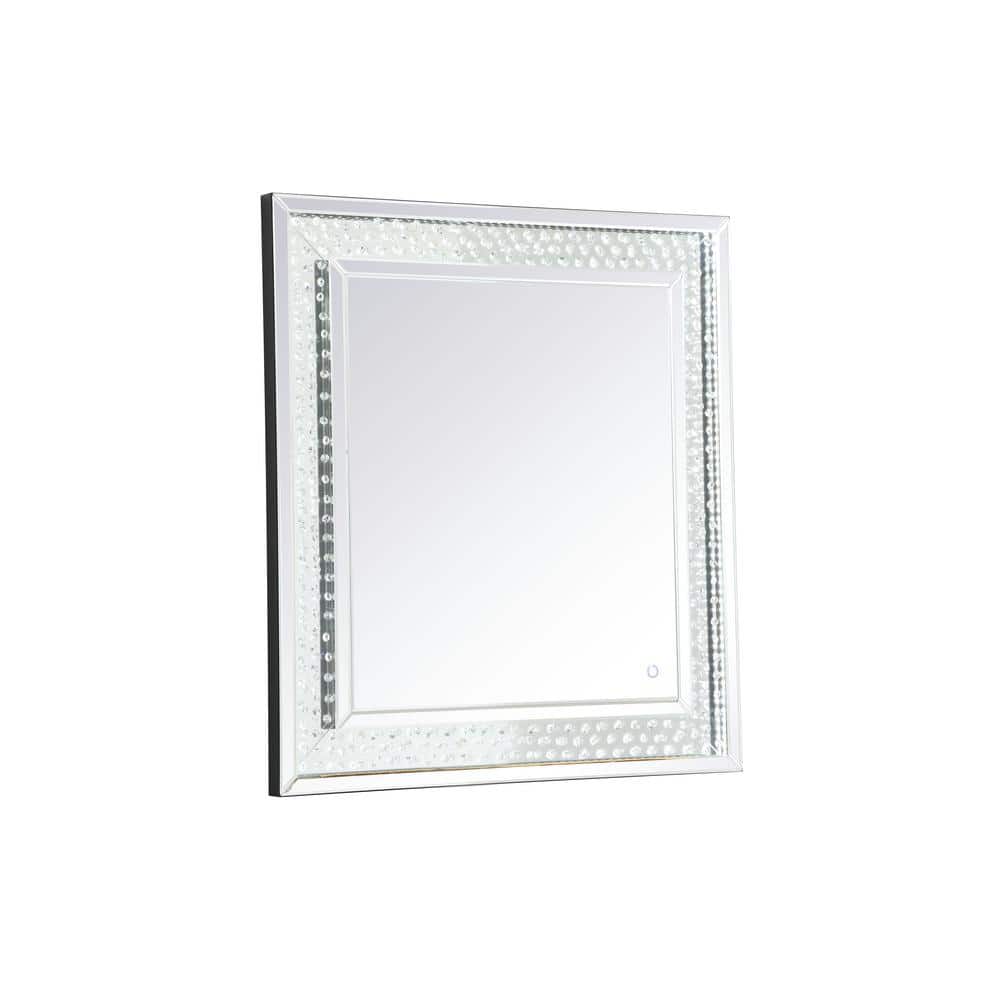 Raiden 36 x 40 Inch Clear LED Crystal Frameless Mirror