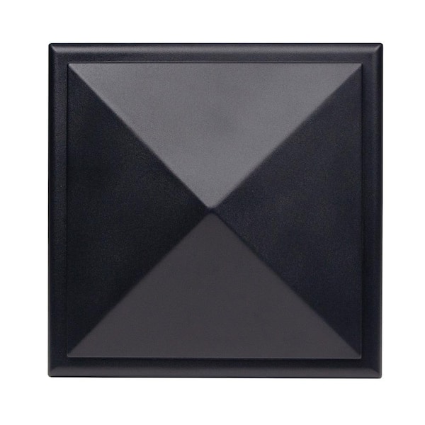 Veranda 4 in. x 4 in. Fits Nominal 3 5 8 in. x 3 5 8 in. Black