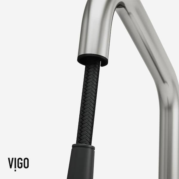 VIGO Utopia Single Handle Pull-Down Sprayer Kitchen Bar Faucet - Kitchen  Faucets - Kitchen