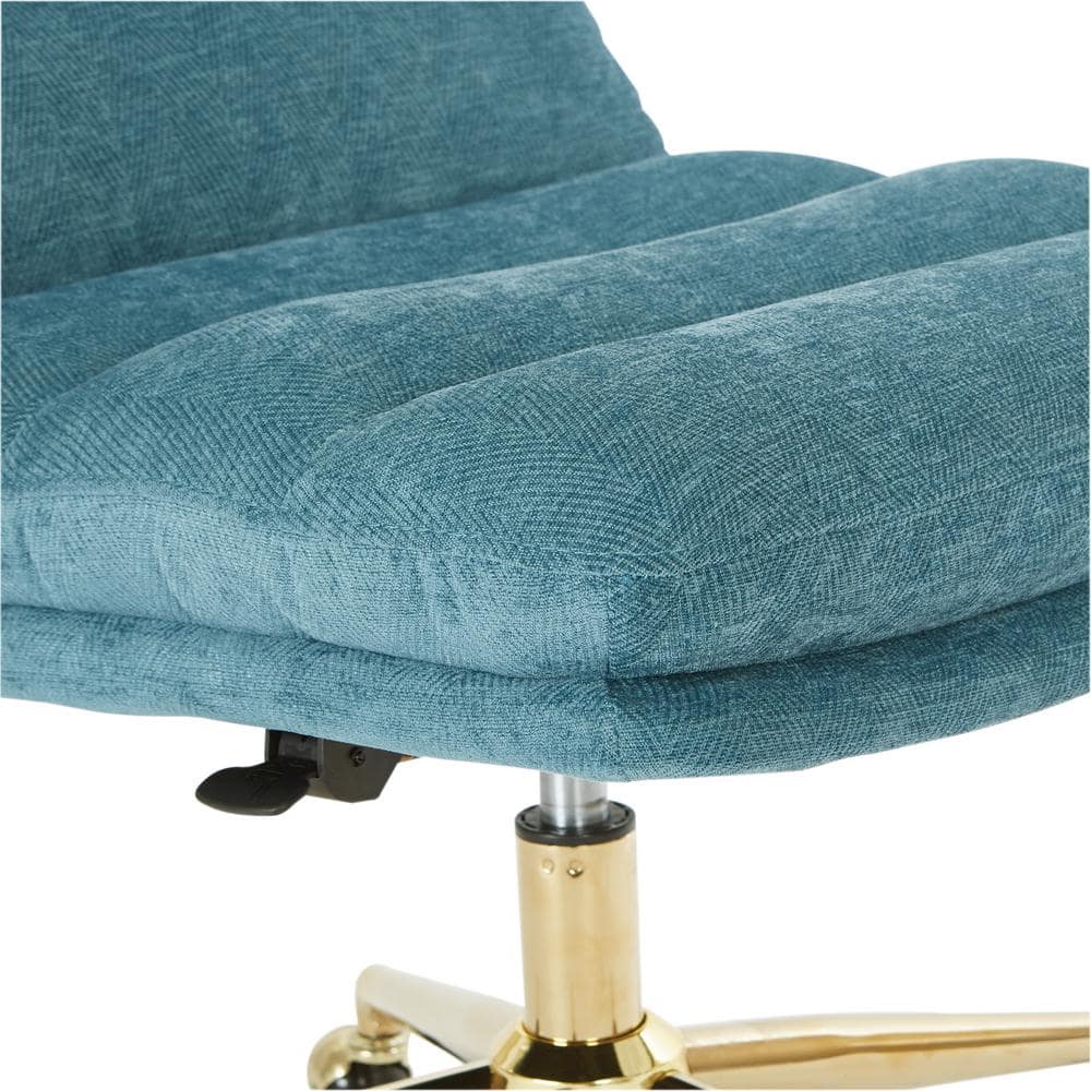 Legacy Sky Gold Armless Swivel Executive Office Chair