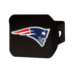 NFL - New England Patriots 3D Color Emblem on Type III Black Metal Hitch Cover