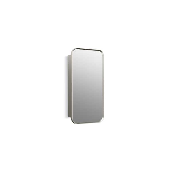 KOHLER Verdera 15 in. W x 30 in. H Rectangular Framed Silver Recessed/Surface Mount Medicine Cabinet with Mirror