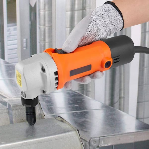 Sheet Metal Nibbler, 550W Powerful 2200 RPM High Speed, 360 Degree Rotation Electric Nibbler Metal Cutter