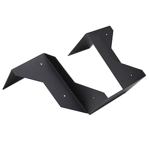Evolution Steel Black Deck Framing  Double Hanger Bracket