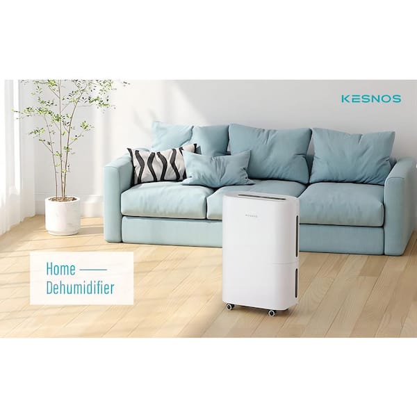 60 Pints Home Dehumidifier for Space up to 4,000 Sq. Ft - Kesnos
