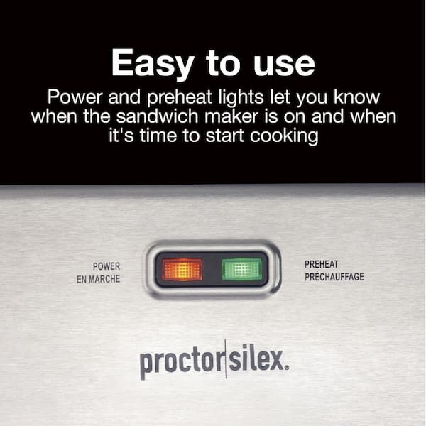  Proctor-Silex Sandwich Maker white: Electric Sandwich Makers:  Home & Kitchen