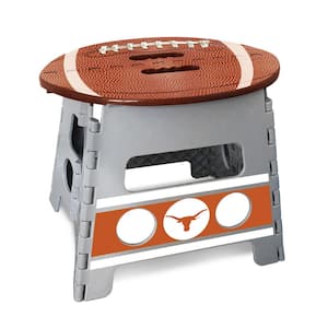 NCAA University of Texas Plastic Folding Step Stool