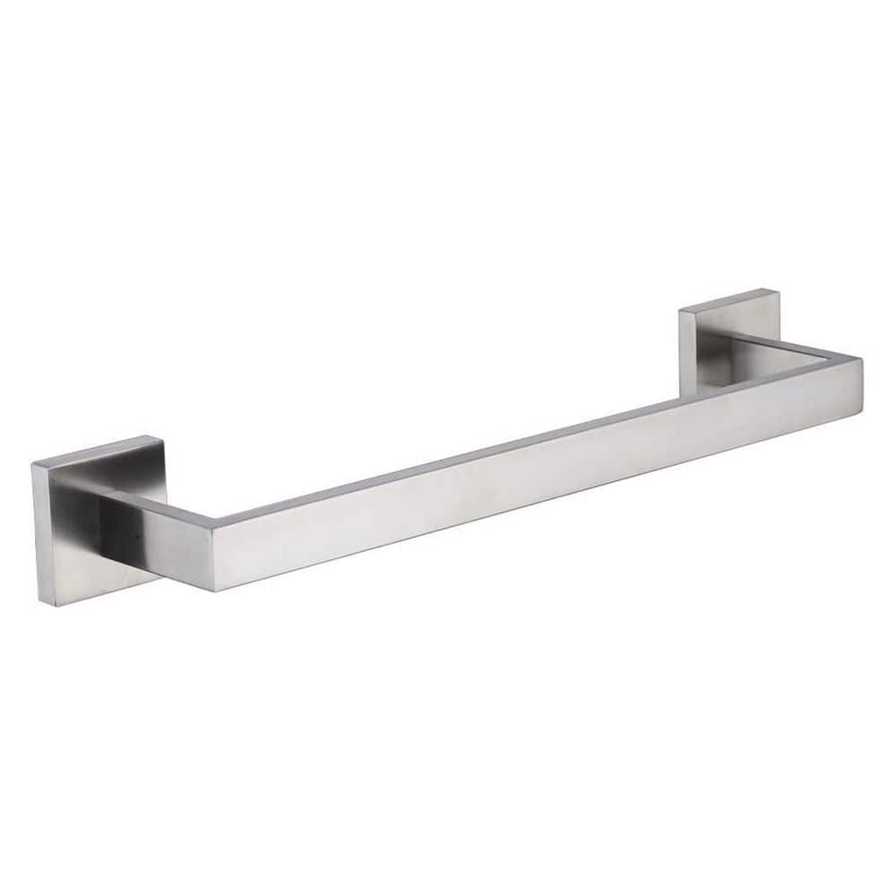 20 in Wall Mount Towel Bar in Brushed Steel, Kitchen Dish Cloths Hanger Hand Towel Holder, Stainless Steel