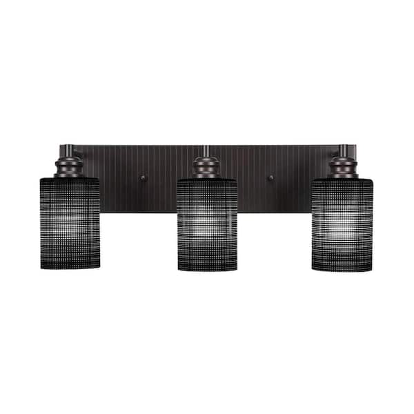Unbranded Albany 22.5 in. 3-Light Espresso Vanity Light