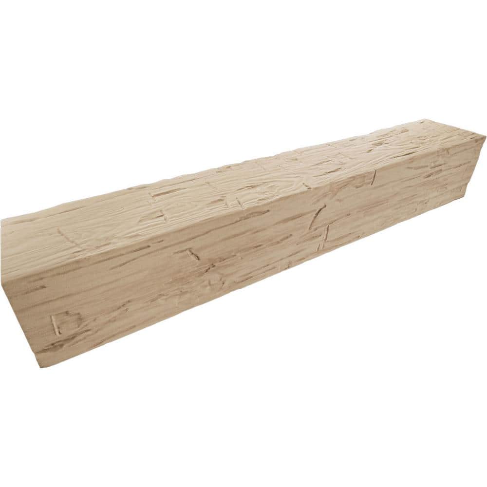 Sonora Desert Hand Hewn Faux Wood Ceiling Beam, 20' Long
