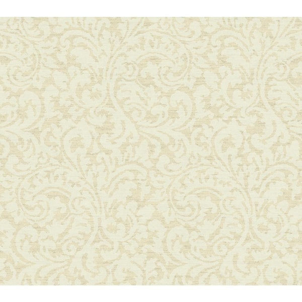 York Wallcoverings Global Chic Namaste Scroll Paper Strippable Roll Wallpaper (Covers 60.75 sq. ft.)