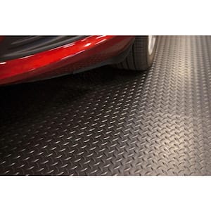 7.5 ft. x 14 ft. Diamond Black Universal Flooring