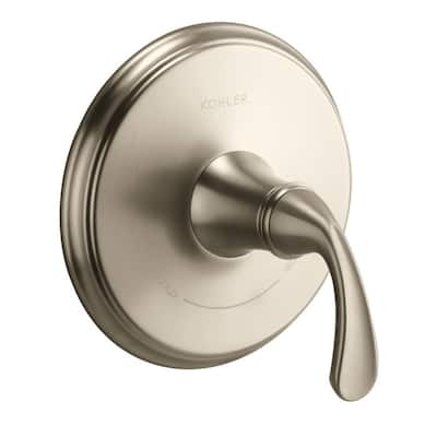 KOHLER Forte Rim Valve 2-Handle Trim Kit Only in Vibrant Brushed Nickel ...