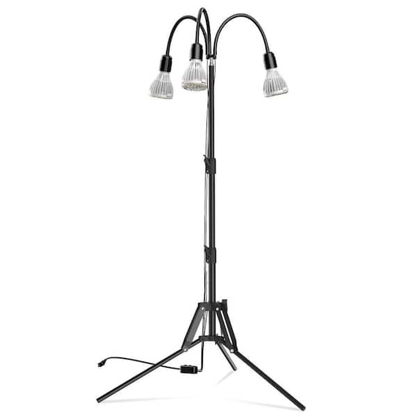 90-Watt  660nm Full Spectrum 5000K LED Grow Light with Adjustable Tripod Stand for Indoor Plants High PPFD Growing