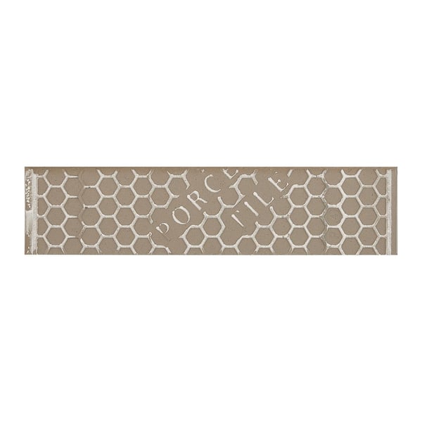 Daltile - Continental Slate Brazilian Green 3 in. x 12 in. Porcelain Bullnose Floor and Wall Tile (0.25702 sq. ft. / piece)