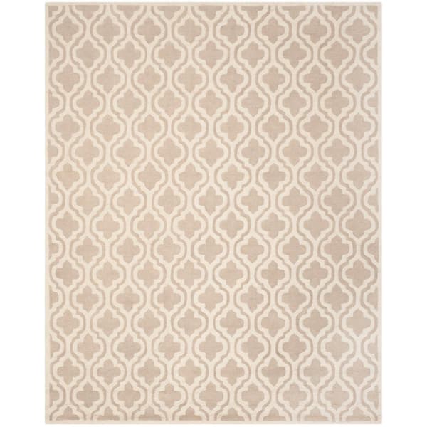 SAFAVIEH Cambridge Mocha/Ivory 9 ft. x 12 ft. Geometric Area Rug