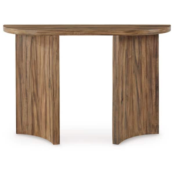 Signature Design By Ashley Austanny 52.13 in. Brown Specialty MDF Sofa Console Table