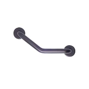 12 in. x 12 in. Boomerang Shaped Grab Bar in Oil Rubbed Bronze