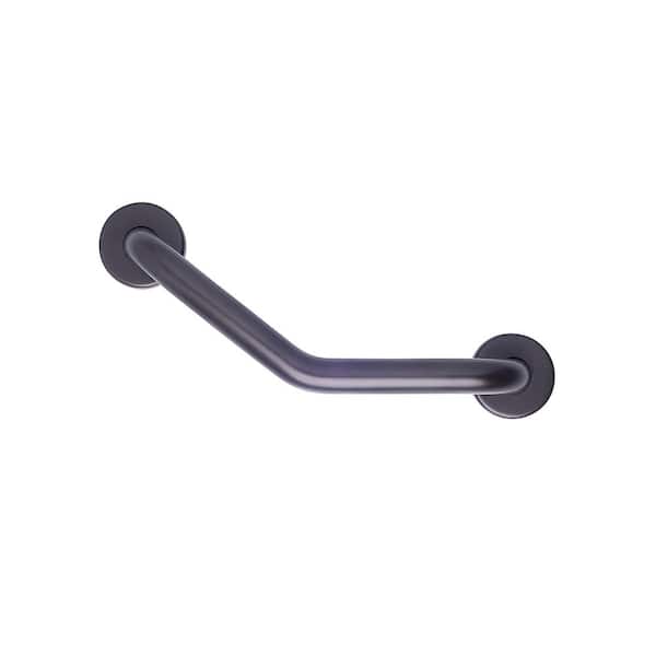 CSI Bathware 18 in. x 18 in. Boomerang Shaped Grab Bar in Oil Rubbed Bronze