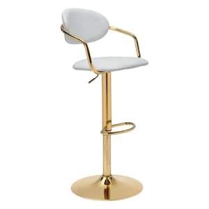 Gusto White 100% Polyurethane Bar Chair