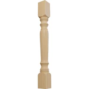 3-3/4 in. x 3-3/4 in. x 35-1/2 in. Unfinished Cherry Legacy Tapered Cabinet Column
