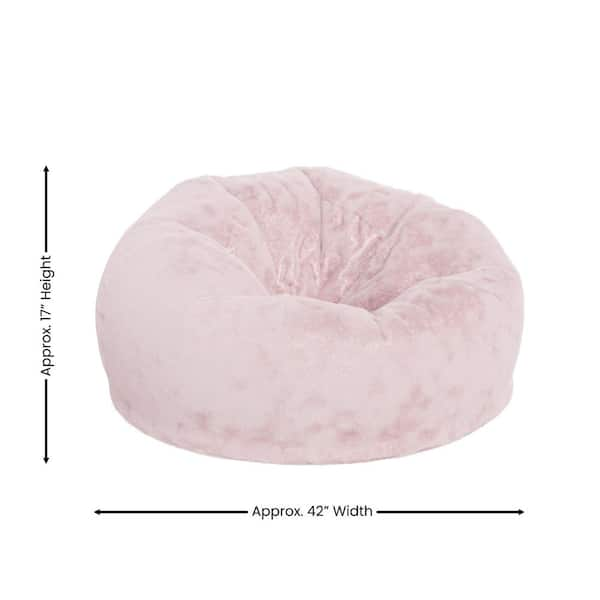 Blush pink 2024 bean bag