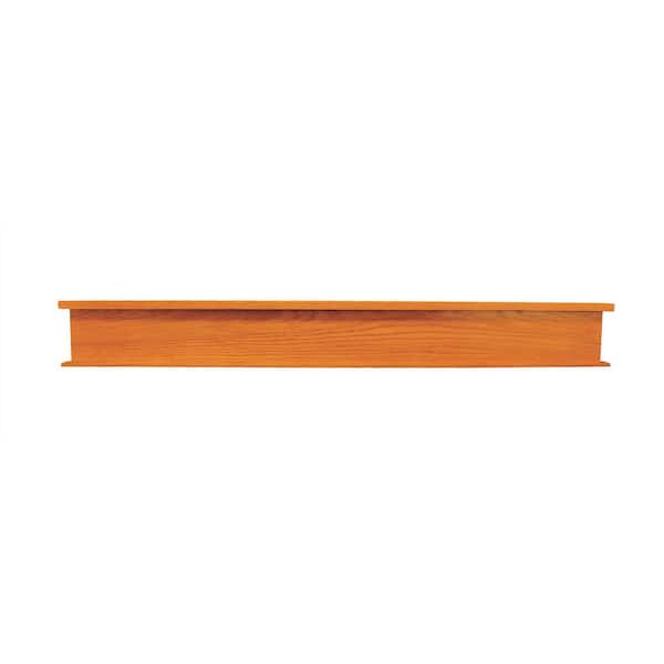 1/4 in. D x 4-1/4 in. W x 38-1/16 in. L Oak Wood Stained Golden Oak Preassembled 30 in. Craftsman Crosshead