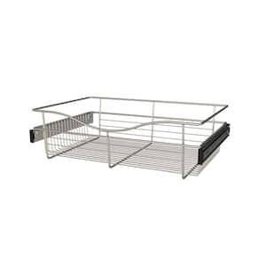 Rubbermaid 7.25 in. H x 23.5 in. W Silver Alloy 1-Drawer Close