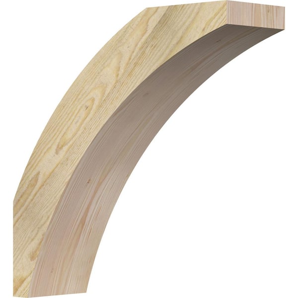 Ekena Millwork 6"W x 20"D x 20"H Thorton Rough Sawn Knee Brace, Douglas Fir