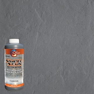 1 qt. Charcoal Concentrated Semi-Transparent Water Based Interior/Exterior Concrete Stain