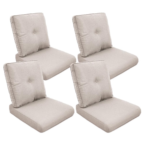 Opohoro ArcoBay 22 in. x 25 in. x 4 in. 4-Piece Deep Seating