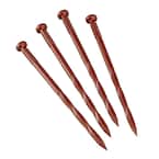 9 in. L Cedar Red Landscape Anchor Spikes (24-Quantity)