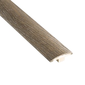 Fumed Umber Acacia 3/8 in. Thick x 2 in. Wide x 78 in. Length T-Molding