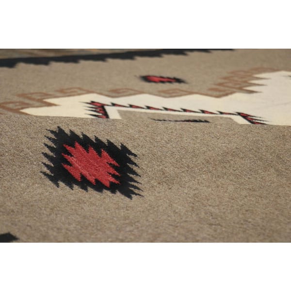 Tuscany Mocha/Ivory 8 ft. x 10 ft. Geomatric Area Rug