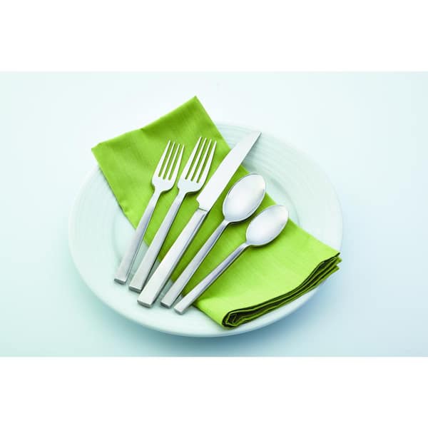 Chef's Table Satin 18/0 Stainless Steel Dinner Knives (Set of 12)