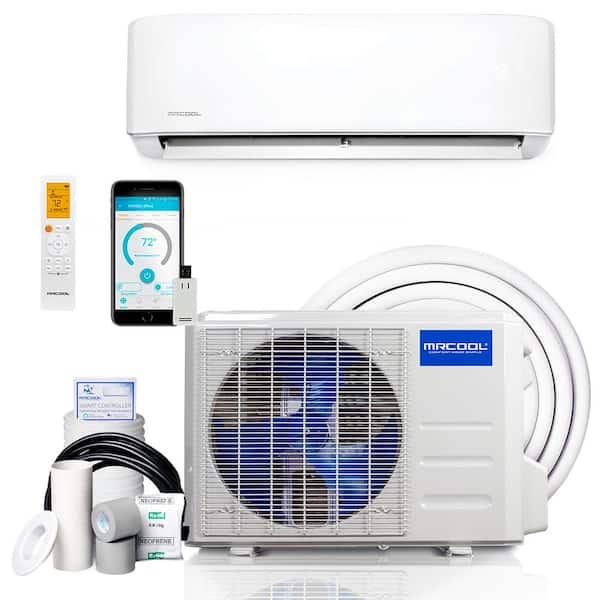 MRCOOL Advantage 4th Gen 24,000 BTU 2-Ton 1-Zone 18 SEER Ductless Mini-Split AC and Heat Pump with 24K & 16ft Line -230V