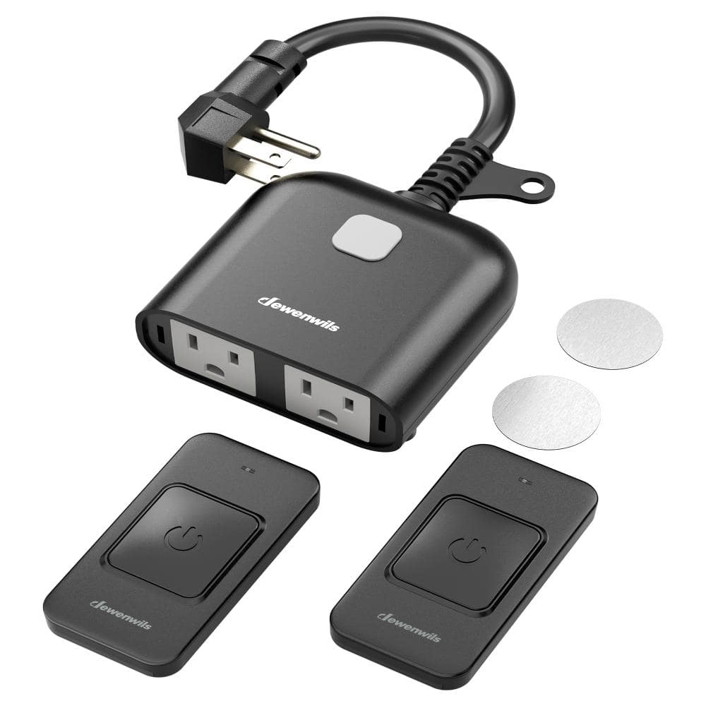15A/1875W Heavy Duty Weatherproof Remote Outlet with 2 Remotes 1 Outlet , FCC Listed, for String Lights, Holiday Decor price history on PriceWatchPro