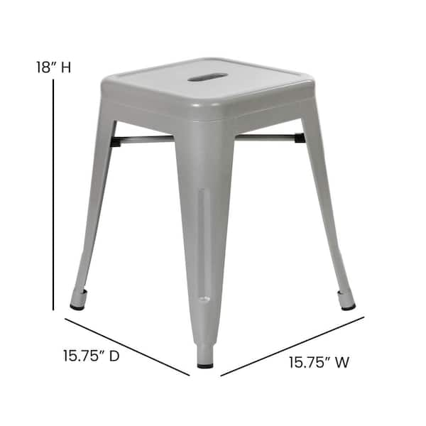 metal stool short