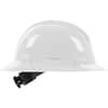 Ramede 20 Pcs 4 Pt. Suspension Hard Hat Bulk White Safety Helmets