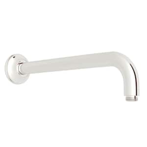 Wall Mounted 12 in. Shower Arm in Polished Nickel