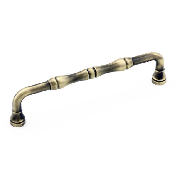 Richelieu Hardware Boucherville Collection 5 1/16 in. (128 mm) Antique English Traditional Cabinet Bar Pull