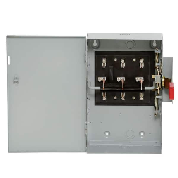 DTNF365R Outdoor Double Throw NonFusible Safety Switch, 49 OFF