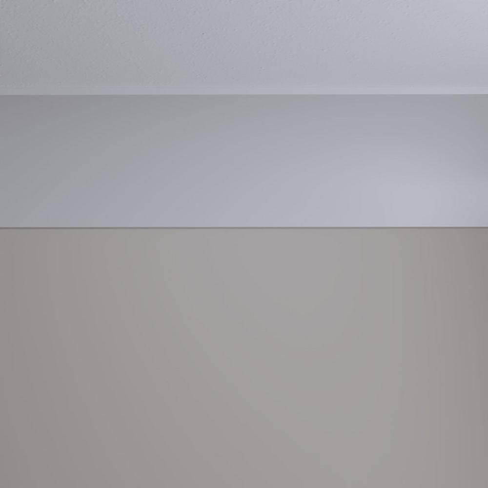 Primed White Polyurethane Geometric Crown Moulding Sample