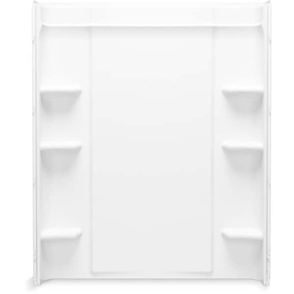 KOHLER Medley 60 in. W x 72.45 in. H Glue Up Vikrell Back Shower Wall in White