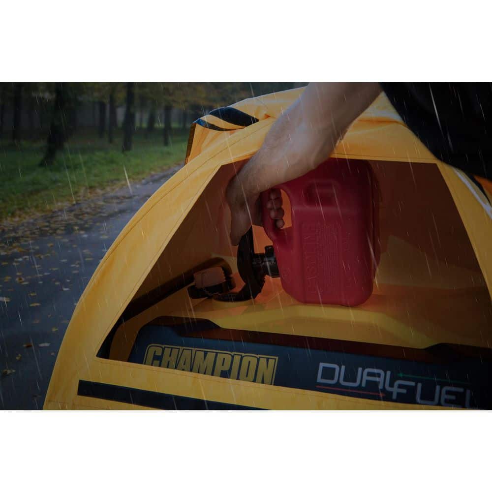 Large Yellow Vinyl Severe Weather Generator Cover