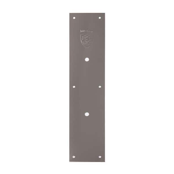 MD-Cu29 3.5 in. x 15 in. Polished Copper Nickel Antimicrobial Push Plate