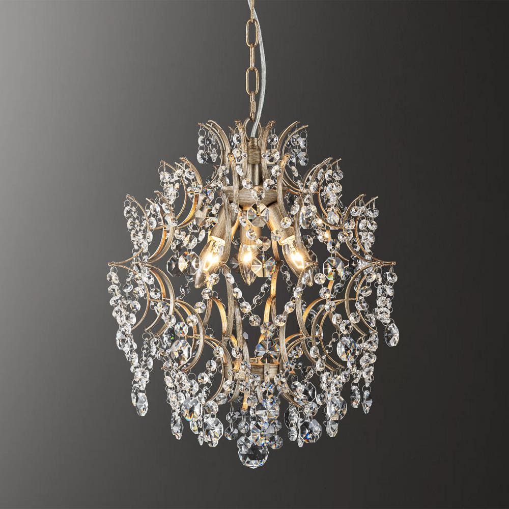 Rennnsan Ari 3-Light Chrome Charm Crystal Chandelier CL8101-60988