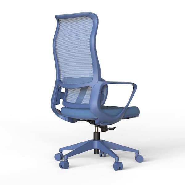 Boyel Living Mesh Fabric Seat High Back Office Task Chair in Blue