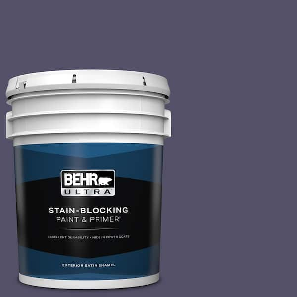 BEHR ULTRA 5 gal. #PPU16-19 Mardi Gras Satin Enamel Exterior Paint & Primer