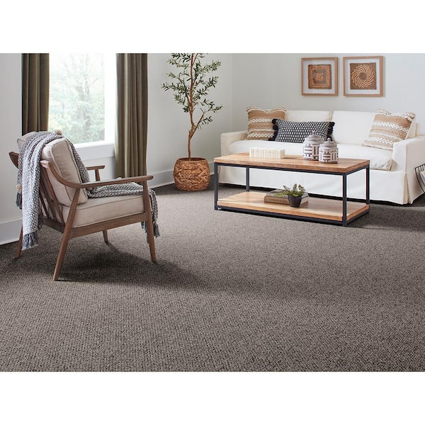 Moss Peak  - Symphony - Blue 15 ft. 31 oz. Polyester Pattern Installed Carpet